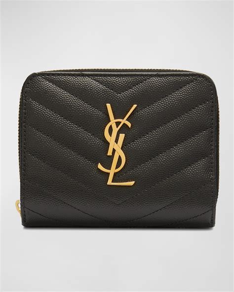 ysl small zip wallet|YSL zipper wallet.